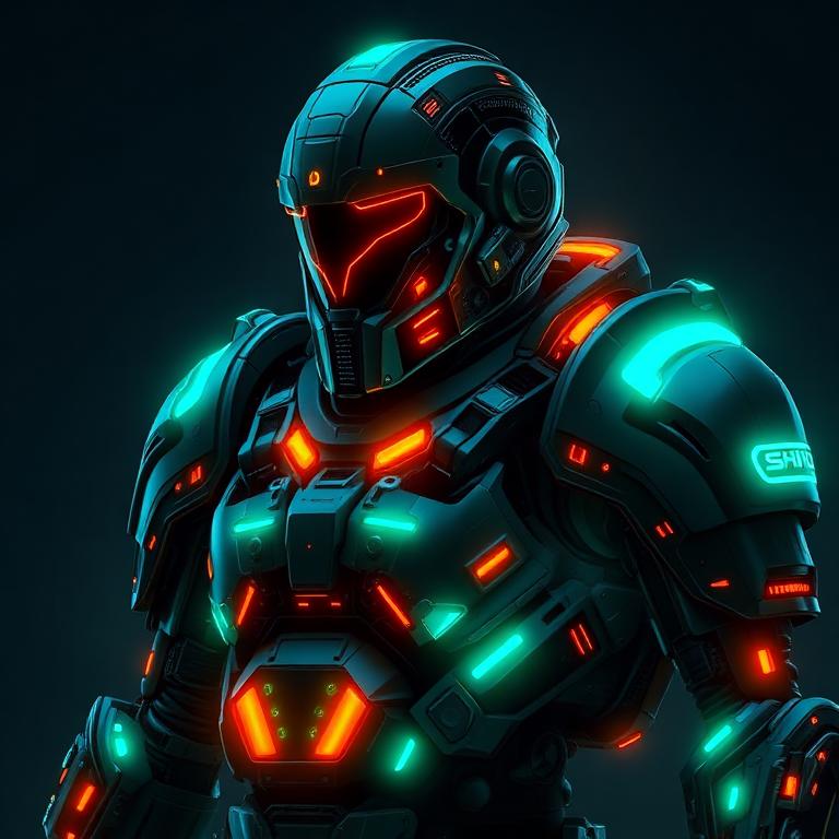 Neon Guardian #001 artwork