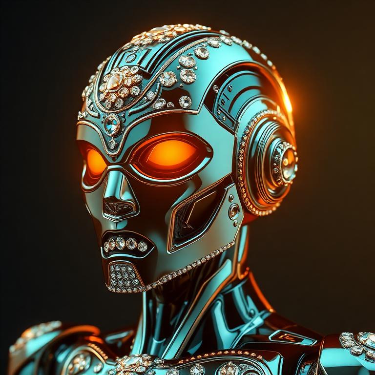 Diamond Robot #009 artwork