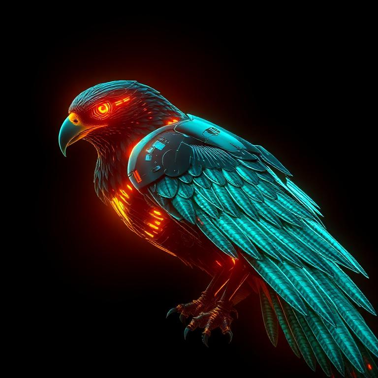 Cyber Falcon #022 artwork