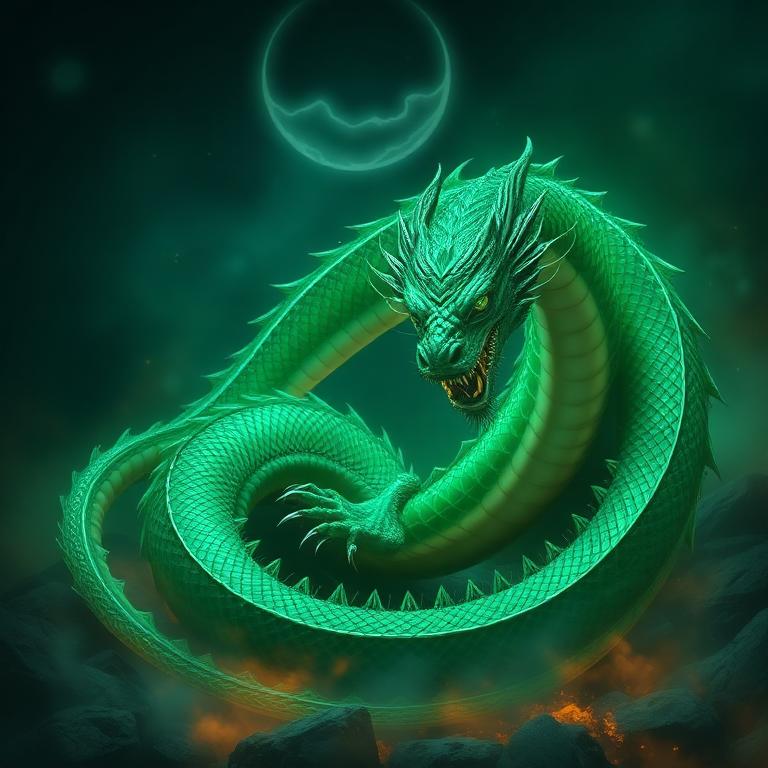 Emerald Dragon #011 artwork